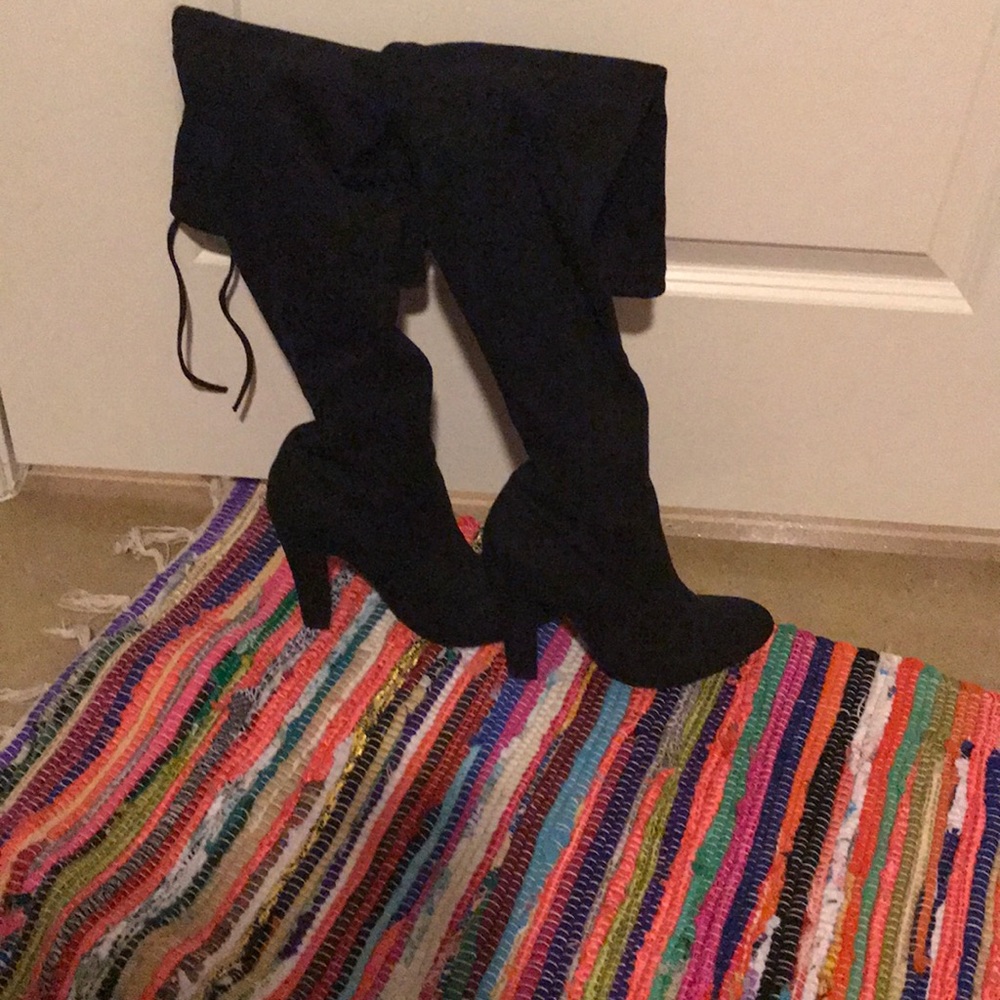 Black Suede Boots